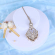 Saloni Fashion Jewellery Good-looking Sqaure Shape Gold Plated Set of 2 Combo Maang Tikka For Women and Girls - view 3