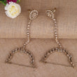 Saloni Fashion Jewellery Traditional Glamorous Flower and Oval Shape Gold Plated Set of 2 Adjustable Hathphool(Panja) For Women
