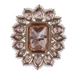 Saloni Fashion Jewellery Elegant Square and Oval Shape Gold Plated Adjustable Finger Ring For Women and Girls - view 2