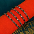 Saloni Fashion Jewellery Incredible Green Crystal Antique Gold Plated Set Of 4 Bangles For Women