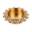 Saloni Fashion Jewellery Traditional Attractive Flower Design Brass Gold Plated Festival Decorative Deep / Diya - view 2