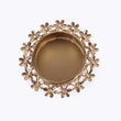 Saloni Fashion Jewellery Traditional Astonish Flower Design Brass Gold Plated Festival Decorative Deep / Diya - view 4