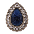Saloni Fashion Jewellery Attractive Oval Shape Gold Plated Adjustable Finger Ring For Women and Girls - view 2