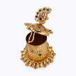 Saloni Fashion Jewellery Traditional Peacock Design Gold Plated Sindoor Dani/Dibbi For Women - view 4