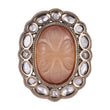 Saloni Fashion Jewellery Designer Round Shape Gold Plated Adjustable Finger Ring For Women and Girls - view 2