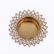 Saloni Fashion Jewellery Traditional Creative Oval and Round Shape Brass Gold Plated Festival Decorative Deep / Diya - view 4