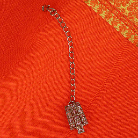 Saloni Fashion Jewellery Good-looking Sqaure Shape Gold Plated Maang Tikka For Women and Girls
