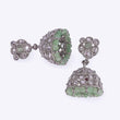 Saloni Fashion Jewellery Attractive Round Shape Silver Plated Jhumki Earring For Women and Girls - view 4