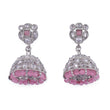 Saloni Fashion Jewellery Beautiful Round Shape Silver Plated Jhumki Earring For Women and Girls - view 2