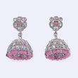 Saloni Fashion Jewellery Beautiful Round Shape Silver Plated Jhumki Earring For Women and Girls - view 3