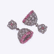 Saloni Fashion Jewellery Beautiful Round Shape Silver Plated Jhumki Earring For Women and Girls - view 4