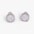 Saloni Fashion Jewellery Center Studded CZ Silver Plated Stud Earring For Women - view 4