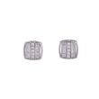 Saloni Fashion Jewellery Classic Sparkling Studded CZ Silver Plated Stud Earring For Women - view 2