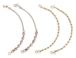 Saloni Fashion Jewellery Golden Balls Gold Plated Combo Set of 2 Ear-Chain (Kaan Chain) For Women - view 2