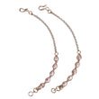 Saloni Fashion Jewellery Golden Balls Gold Plated Combo Set of 2 Ear-Chain (Kaan Chain) For Women - view 4
