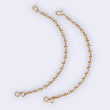 Saloni Fashion Jewellery Golden Balls Gold Plated Ear-Chain (Kaan Chain) For Women - view 3