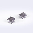 Saloni Fashion Jewellery Heart Shape Silver Plated Stud Earring For Women - view 4