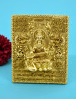 Traditional Devi Saraswati Design Brass Antique Gold Plated Idol (Murti) | Saloni Fashion Jewellery, Mumbai
