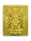 Good-looking God Ganesha Design Brass Antique Gold Plated Idol - close-up detail | Saloni Fashion Jewellery, Mumbai