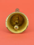 Traditional Mahakaal Brass Antique Gold Plated Pooja Bell - back view | Saloni Fashion Jewellery, Mumbai