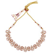 Saloni Fashion Jewellery Leaf Design Uncut Kundan Stone 18 KT Gold Plated Brass Choker Necklace Set with Maang Tikka For Women and Girls - view 5