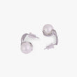 Saloni Fashion Jewellery Oval Shape Pearl Silver Plated Stud Earring For Women - view 4