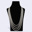 Saloni Fashion Jewellery Pearl 4 Layered Gold Plated Moti Mala Necklace For Women - view 3