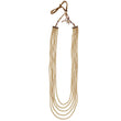 Saloni Fashion Jewellery Pearl 5 Layered Gold Plated Moti Mala Necklace For Women - view 2