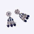 Saloni Fashion Jewellery Round and Leaf Shape Silver Plated Dangle Earring For Women and Girls - view 4