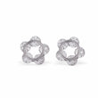 Saloni Fashion Jewellery Round Shape Silver Plated Combo Set of 2 Stud Earring For Women - view 4