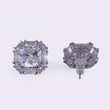 Saloni Fashion Jewellery Round Shape Silver Plated Stud Earring For Women - view 4