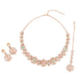 Saloni Fashion Jewellery Square Shape Brass Kundan Stone 18 KT Gold Plated Choker Necklace Set with Maang Tikka For Women and Girls - view 2