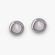 Saloni Fashion Jewellery Square Shape Pearl Silver Plated Stud Earring For Women - view 4