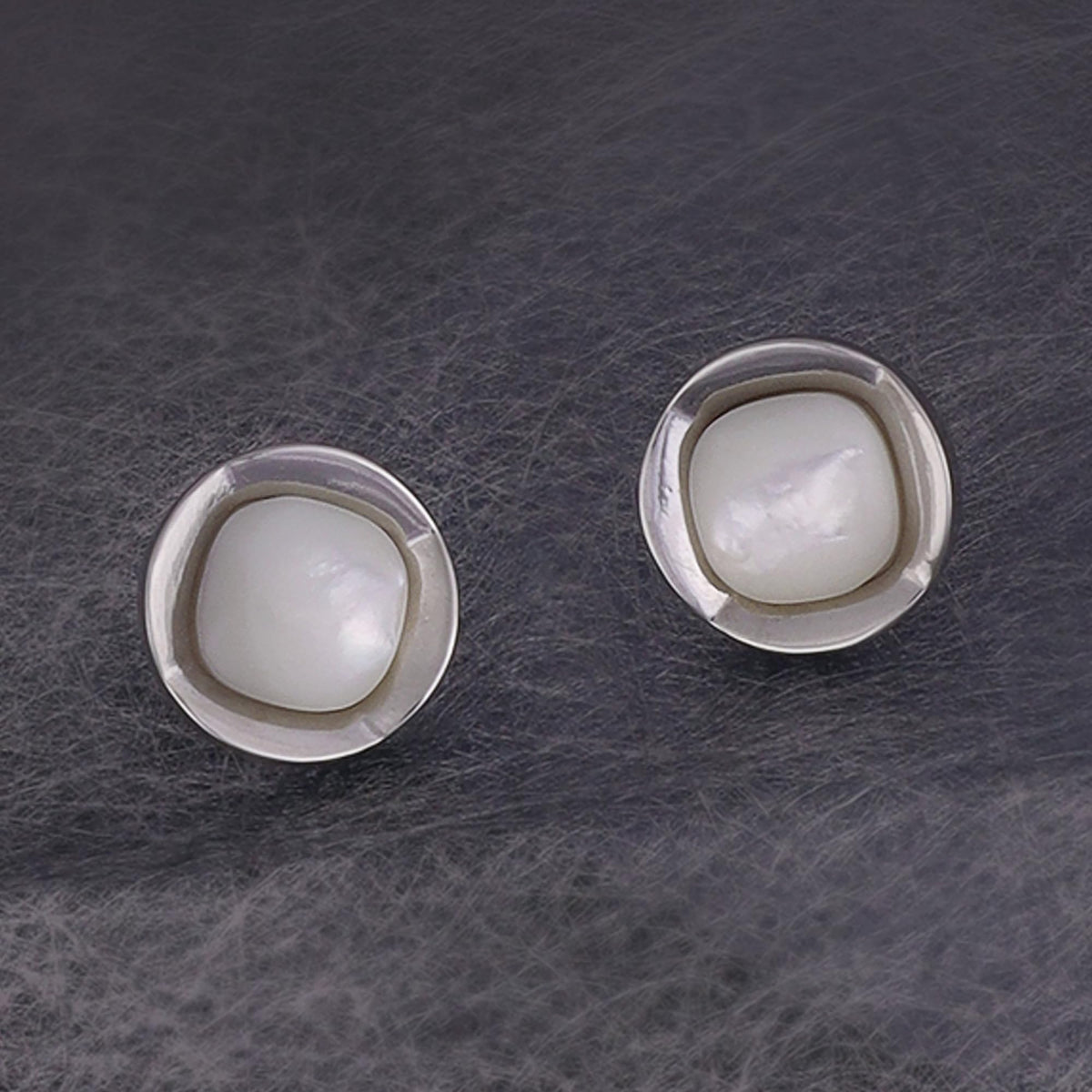 Saloni Fashion Jewellery Square Shape Studded CZ Silver Plated Combo Set of 2 Stud Earring For Women - view 3