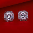Saloni Fashion Jewellery Studded CZ Silver Plated Combo Set of 2 Stud Earring For Women - view 3