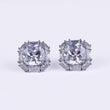 Saloni Fashion Jewellery Studded CZ Silver Plated Combo Set of 2 Stud Earring For Women - view 5