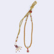 Saloni Fashion Jewellery Traditional Round and Oval Shape Golden Balls Gold Plated Choker Necklace For Women - view 4