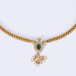 Saloni Fashion Jewellery Traditional Round Shape Golden Balls Gold Plated Choker Necklace For Women - view 4
