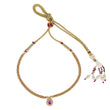 Saloni Fashion Jewellery Traditional Royal Round Shape Golden Balls Gold Plated Choker Necklace For Women - view 2