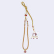Saloni Fashion Jewellery Traditional Royal Round Shape Golden Balls Gold Plated Choker Necklace For Women - view 3