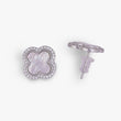 Saloni Fashion Jewellery Western Style Leaf Design Silver Plated Stud Earring For Women - view 3