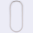 Saloni Fashion Jewellery White Mother Of Pearl Gold Plated Moti Mala Necklace For Women